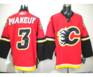 nhl calgary flames #3 phaneuf red