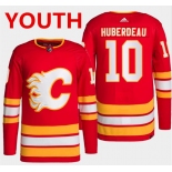 Youth Calgary Flames #10 Jonathan Huberdeau Red Stitched Jersey Youth Calgary Flames #10 Jonathan Huberdeau Red Stitched Jersey