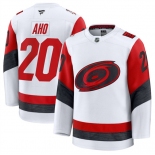 Men's Carolina Hurricanes #20 Sebastian Aho White 2025 Away Stitched Hockey Jersey Men's Carolina Hurricanes #20 Sebastian Aho White 2025 Away Stitched Hockey Jersey