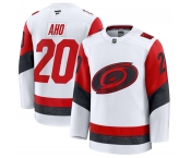 Men's Carolina Hurricanes #20 Sebastian Aho White 2025 Away Stitched Hockey Jersey Men's Carolina Hurricanes #20 Sebastian Aho White 2025 Away Stitched Hockey Jersey