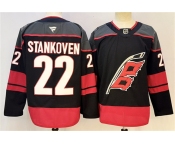 Men's Carolina Hurricanes #22 Logan Stankoven Black 2024-25 Home Stitched Hockey Jersey Men's Carolina Hurricanes #22 Logan Stankoven Black 2024-25 Home Stitched Hockey Jersey