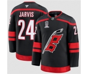 Men's Carolina Hurricanes #24 Seth Jarvis Black 2026 Stanley Cup Champions Home Stitched Jersey Men's Carolina Hurricanes #24 Seth Jarvis Black 2026 Stanley Cup Champions Home Stitched Jersey