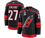 Men's Carolina Hurricanes #27 Nikolaj Ehlers Black 2026 Stanley Cup Champions Home Stitched Hockey Jersey Men's Carolina Hurricanes #27 Nikolaj Ehlers Black 2026 Stanley Cup Champions Home Stitched Hockey Jersey
