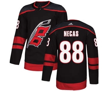 Men's Carolina Hurricanes #88 Martin Necas Black Alternate Hockey Jersey