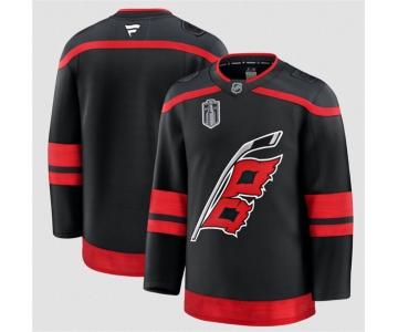 Men's Carolina Hurricanes Blank Black 2026 Stanley Cup Final Home Premium Hockey Stitched Jersey