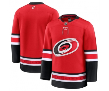 Men's Carolina Hurricanes Blank Red 2024-25 Alternate Stitched Hockey Jersey