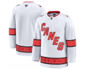 Men's Carolina Hurricanes Blank White 2024-25 Away Stitched Hockey Jersey