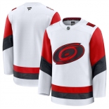 Men's Carolina Hurricanes Blank White 2025 Away Stitched Hockey Jersey Men's Carolina Hurricanes Blank White 2025 Away Stitched Hockey Jersey