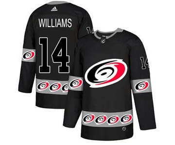Men's Hurricanes #6 Joel Edmundson Black 1917-2017 100th Anniversary Stitched Hockey Jersey (2)