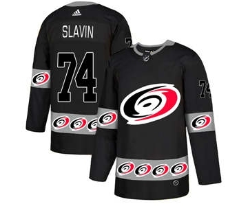 Men's Hurricanes #6 Joel Edmundson Black 1917-2017 100th Anniversary Stitched Hockey Jersey (9)
