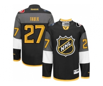 nhl jerseys carolina hurricanes #27 justin faulk black [2016 All Star Stitched]