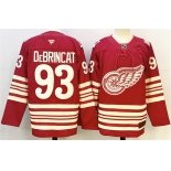 Men's Detroit Red Wings #93 Alex DeBrincat Red 2025-26 Centennial Premium Stitched Hockey Jersey Men's Detroit Red Wings #93 Alex DeBrincat Red 2025-26 Centennial Premium Stitched Hockey Jersey
