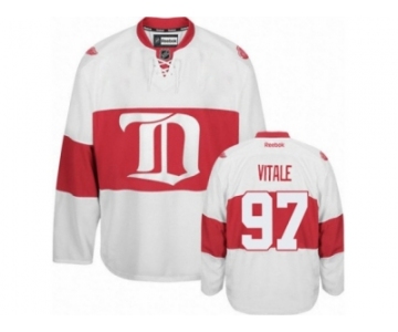 Men's Reebok Detroit Red Wings #97 Joe Vitale Authentic White Third NHL Jersey