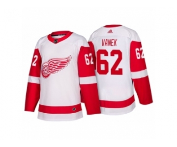 Men's adidas 2018 Season Detroit Red Wings #62 Thomas Vanek New Outfitted Jerseys