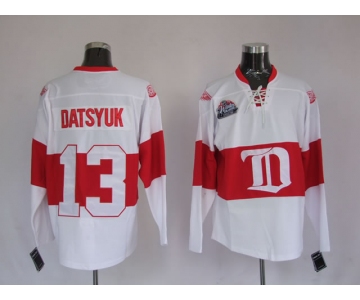 nhl deroit red wings #13 datsyuk white winter classic