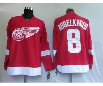nhl deroit red wings #8 abdelkader red