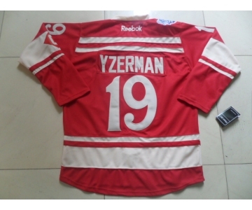 nhl jerseys deroit red wings #19 yzerman red[2014 winter classic]