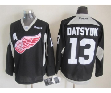 nhl jerseys detroit red wings #13 datsyuk black
