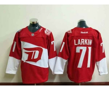 nhl jerseys detroit red wings #71 dylan larkin red[stadium]