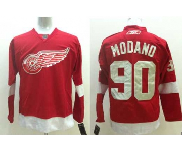 nhl jerseys detroit red wings #90 modano red