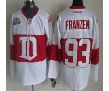 nhl jerseys detroit red wings #93 franzen white[winter classic]