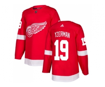 Youth Adidas Detroit Red Wings #19 Steve Yzerman Red Home Authentic Stitched NHL Jersey