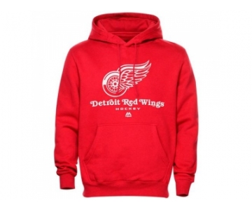 Detroit Red Wings Majestic Steel Critical Victory VIII Fleece Hoodie