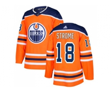 Men Adidas Edmonton Oilers #18 Ryan Strome Orange Home Authentic Stitched NHL Jersey