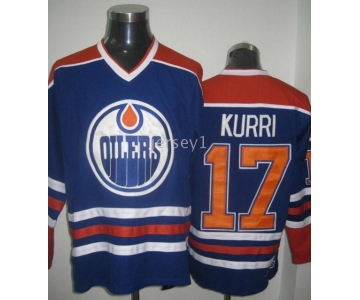 nhl edmonton oilers #17 kurri  lt.blue jerseys