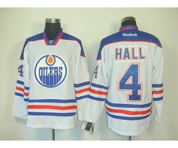 nhl jerseys edmonton oilers #4 hall white
