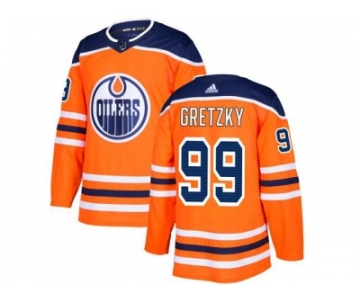Youth Adidas Edmonton Oilers #99 Wayne Gretzky Orange Home Authentic Stitched NHL Jersey