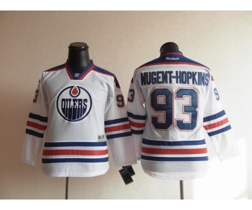 youth nhl jerseys edmonton oilers #93 nugent-hopkins white