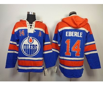 nhl edmonton oilers #14 eberle blue [pullover hooded sweatshirt](A)