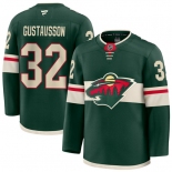 Men's Minnesota Wild #32 Filip Gustavsson Green Home Stitched Hockey Jersey Men's Minnesota Wild #32 Filip Gustavsson Green Home Stitched Hockey Jersey