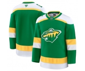 Men's Minnesota Wild Blank Green 2024-25 Alternate Stitched Hockey Jersey