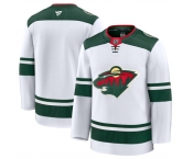 Men's Minnesota Wild Blank White 2024-25 Away Stitched Hockey Jersey
