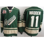 nhl jerseys minnesota wild #11 madden green(10th)