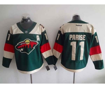 nhl jerseys minnesota wild #11 parise green[new patch A][parise]