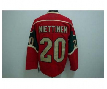 nhl minnesota wilds #20 miettinen red