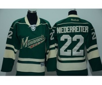 youth nhl jerseys minnesota wild #22 nino niederreiter green[niederreiter]