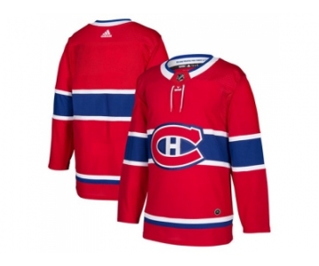Men Adidas Montreal Canadiens Blank Red Home Authentic Stitched NHL Jersey