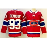 Men's Montreal Canadiens #93 Ivan Demidov Red 2024-25 Stitched Jersey