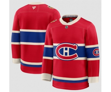 Men's Montreal Canadiens Blank Red 2026 Heritage Classic Premium Stitched Jersey
