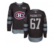 Montreal Canadiens #67 Max Pacioretty Black 1917-2017 100th Anniversary Stitched NHL Jersey