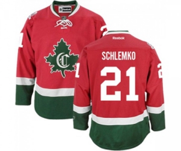 Reebok Montreal Canadiens #21 David Schlemko Authentic Red New CD NHL Jersey