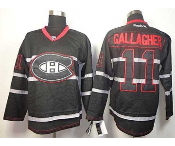 nhl jerseys montreal canadiens #11 gallagher black ice[gallagher]