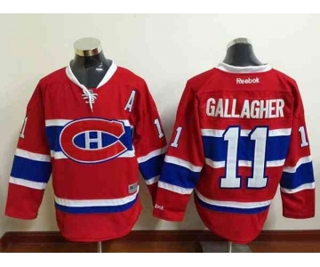 nhl jerseys montreal canadiens #11 gallagher red[gallagher][patch A]