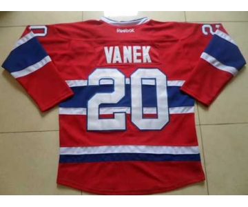 nhl jerseys montreal canadiens #20 vanek red