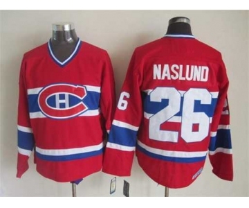 nhl jerseys montreal canadiens #26 naslund red[naslund]