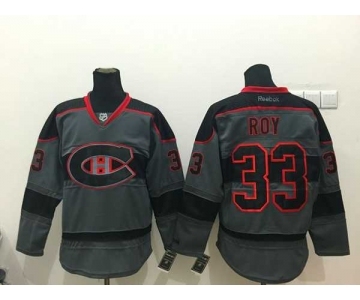 nhl jerseys montreal canadiens #33 roy grey